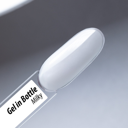Żel budujący w butelce z pędzelkiem Gel in Bottle MollyNails Pro Salon Milky HEMA/Di-HEMA Free 15g