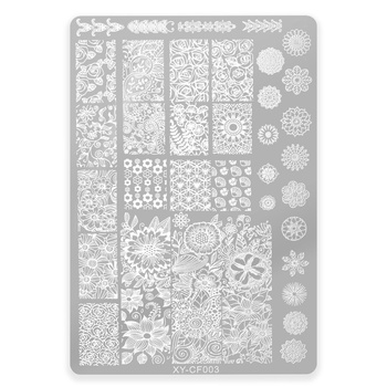 Stempelplatte mit Motiven XY-CF003