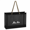 Bolsa de tela negra para el almuerzo de MollyNails