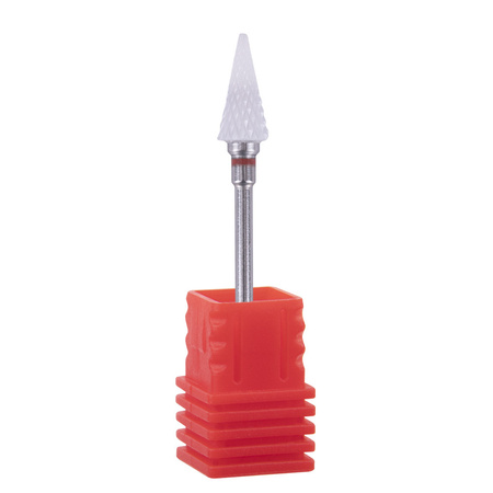 Fresa ceramica per levigatura Triangle a forma di albero di Natale, conica, S 3/32'', delicata