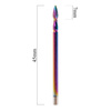 Unicorn rainbow teardrop mini diamond burr No. 26