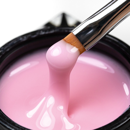 Self-leveling builder gel, medium density, MollyNails French Pink HEMA/Di-HEMA Free 15 g