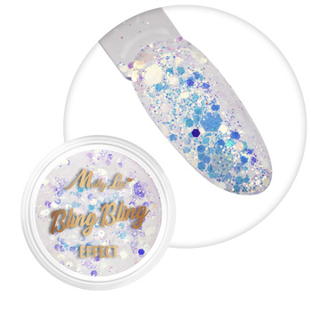 Polvo para uñas MollyLac Bling Bling Effect 1 g N.º 10