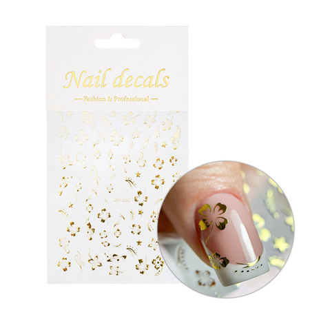 Autocollants pour ongles « Fleurs » DH-650