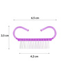 Small purple manicure and dust brush, 10 pieces