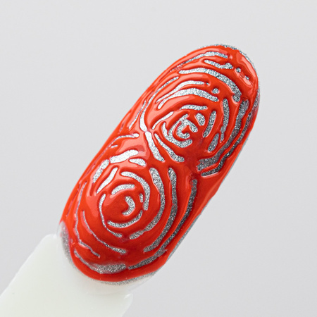 Creative Flow Color Gel - kreatywny NailArt żel do efektu topniejących, miękkich wzorów MollyNails Red HEMA/Di-HEMA free 5 g