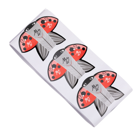 Шаблони для нігтів «Ladybug» (сонечко) від MollyLac, 100 шт.