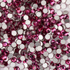 SS10 Fuchsia glass nail rhinestones, approx. 50 pcs.