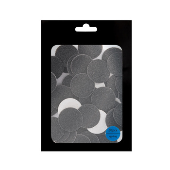 Replacement abrasive discs, 150 grit, for PodoDisk, size S, 15 mm, 50 pcs