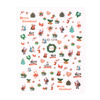 JO-1218 Self-Adhesive Christmas Nail Stickers