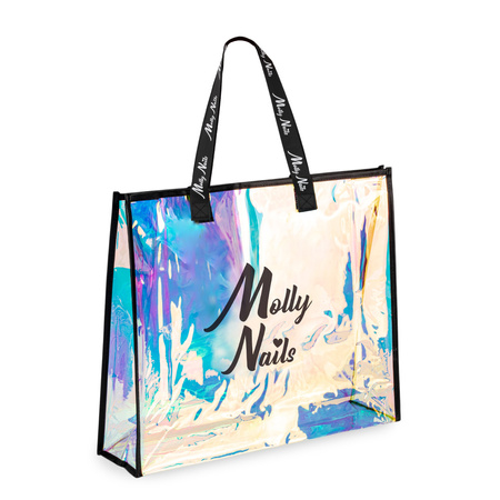 MollyNails Premium Black Holo Lunch Bag