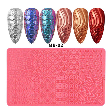 Silicone molds for Powder Gel decorations (model 2)