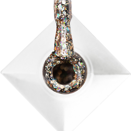Esmalte híbrido MollyNails Crushed Diamonds Seduce a Millionaire sin HEMA ni Di-HEMA, 8 g, n.º 536