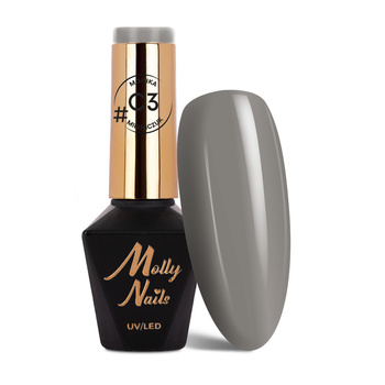 Smalto ibrido MollyNails Classic di Monika Mielniczuk, senza HEMA/Di-HEMA, 8 g, n. C3