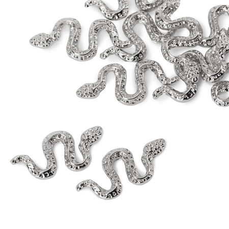 3D snake nail decorations MollyNails SZ-154 10 pcs