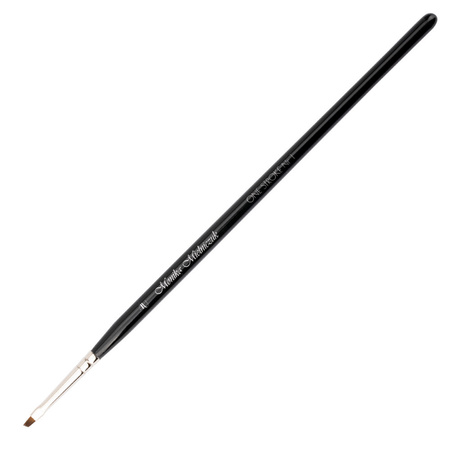 Brush for decorating with acrylic paints, gel paint, One Stroke gel, bristle length 2/3.5 mm, 4U Monika Mielniczuk