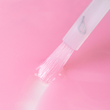 Top Milky MollyNails — молочний лак типу «no wipe», що не потребує змивання, Milky Pink, без HEMA/Di-HEMA, 10 г