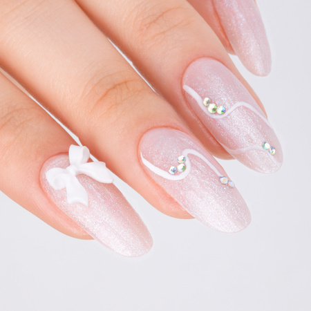 Décorations pour ongles : nœuds 3D MollyLac, 50 pièces