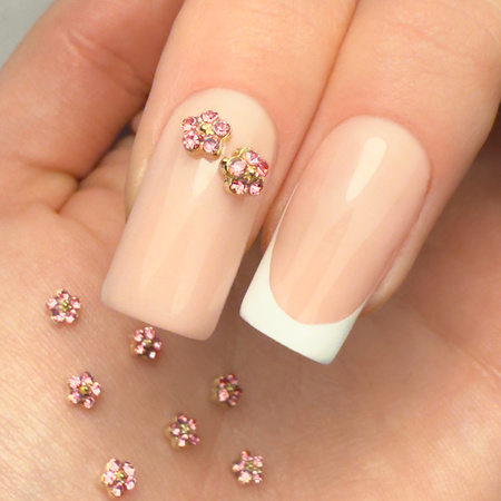 Прикраси для нігтів — 3D-квіточки Molly Nails K1118, 10 шт.