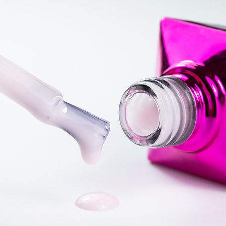 Base caoutchouc pour ongles souples, manucure et pédicure S.O.S. Antidotum MollyNails Milky Blush 10 g