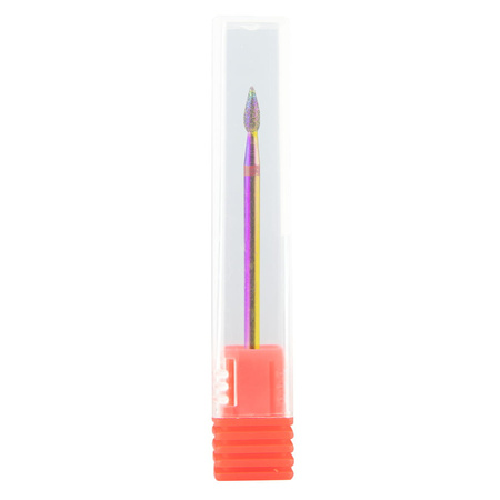 Unicorn rainbow teardrop mini diamond burr No. 26