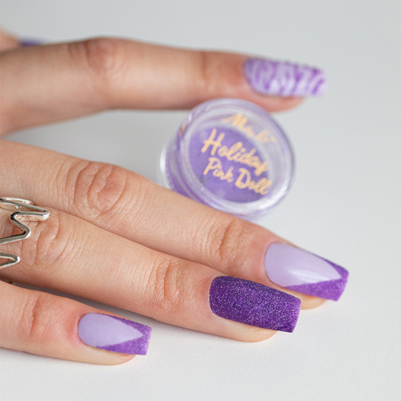 Esmalte de efecto Holiday Pink Doll de MollyLac, 1 g, n.º 1