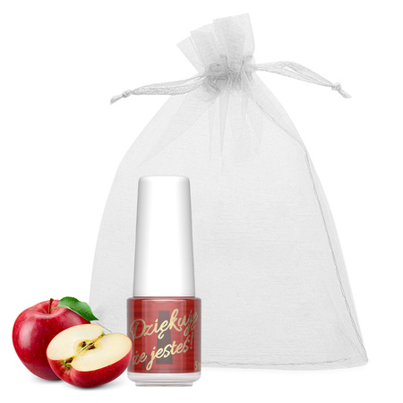 Olio speciale per cuticole e unghie al profumo di mela rossa, in bustina da 5 ml