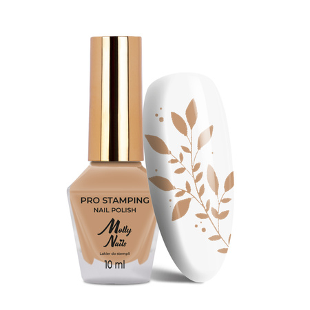 Vernis pour tampons et stamping MollyNails PRO Stamping Nude n° 27, 10 ml