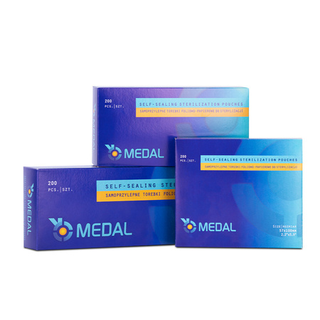 Sterilisationsbeutel Medal 70 x 230 mm, 200 Stück