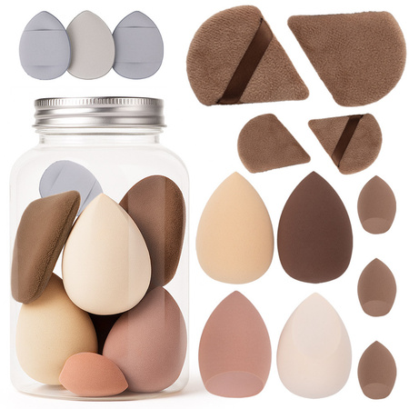 Set mit 14 Make-up-Schwämmchen