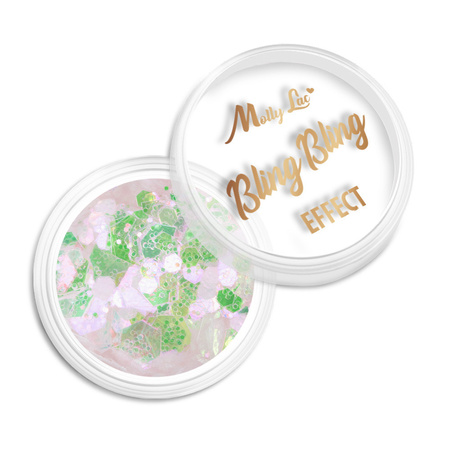 Poudre pour ongles MollyLac Bling Bling Effect 1 g n° 04