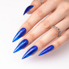 Top coloré sans essuyage Crystal Glass MollyNails Blue, sans HEMA/Di-HEMA, 10 g
