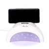 Lampe à ongles UV/LED 48 W Molly Nails pour vernis hybrides, gels et acrylogels, blanche, SUN 1S PRO, câble de 3 m de long