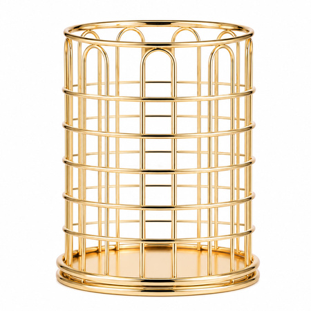 Gold Brush Organizer Stand No. 8
