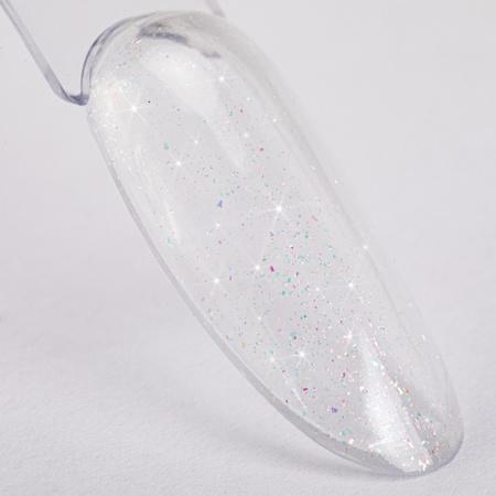 Top coat LED/UV senza risciacquo con glitter MollyNails Sparkle Top Picante 10 g