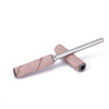 Capuchons pour manucure et pédicure, mandrins, embouts abrasifs, cylindres longs de 3 mm, grain 240, roses, 50 pièces