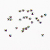 Strass per unghie in vetro SS3 Crystal AB, circa 50 pezzi.