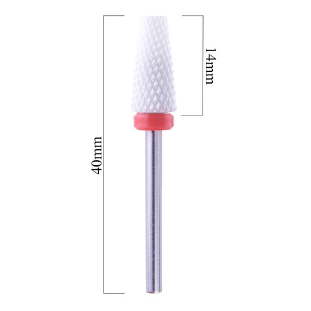Keramikfräser zum Abtragen von Umbrella-Masse, abgeschrägter Kegel, 3/32" F, fein