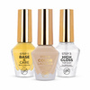 MollyNails Vinyl Effect System: Set básico de 3 pasos – Latte