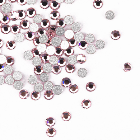 SS5 Light rose glass nail rhinestones, approx. 1440 pcs per pack
