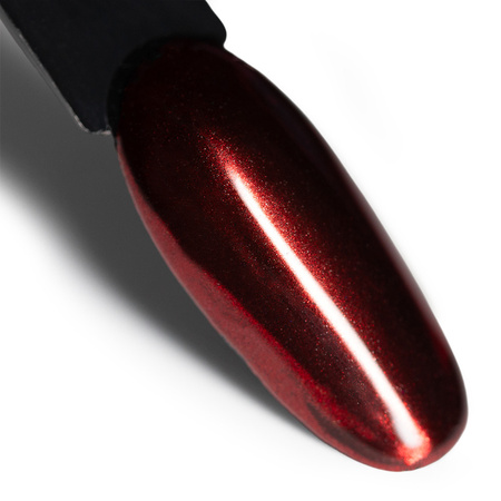 Дзеркальний пилок для декорування нігтів MollyLac Glass Effect Red № 3