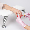 Podpórka do manicure na srebrnych nóżkach MollyNails biała