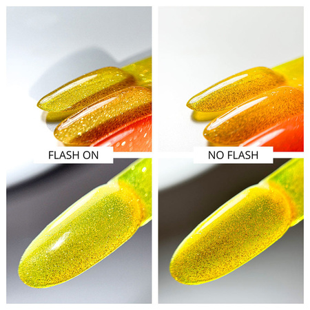 MollyNails Hybridlack „Flashing Lights Neon Endless Sun“ – HEMA/Di-HEMA-frei, 8 g, Nr. 640