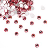 SS10 Rose glass nail rhinestones, approx. 1440 pcs per pack