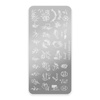 Stamp plate with Nicole Diary patterns No. 240