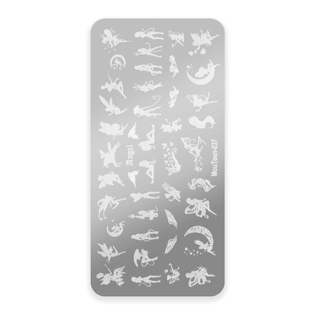 Mouteen pattern stamp plate No. 037