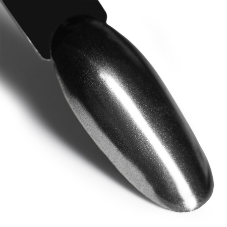 Дзеркальний пилок для декорування нігтів MollyLac Glass Effect Silver № 2