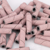 Capuchons pour manucure et pédicure, mandrins, embouts abrasifs, cylindres longs de 3 mm, grain 240, roses, 50 pièces