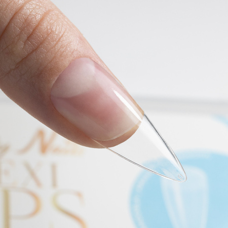 Tips pour une extension rapide des ongles Flexi Tips MollyNails, forme amande, 240 pièces