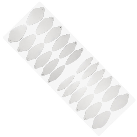 Stampi in silicone autoadesivi per Dual Form ovali ST012-3 MollyLac, 24 pezzi